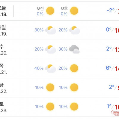 행복한 하루 되세요 #날씨